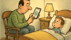 Виц: Татко, разкажи ми приказка за лека нощ!