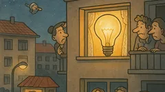 Виц: Лампичката на Шушана — вижда ли се от космоса?