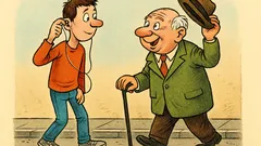 Виц: Някога от уважение повдигаха шапка