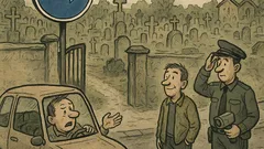 Виц: Разстрои ме знакът „Еднопосочно движение“…