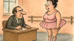 Виц: Жена се явява на кастинг в балета