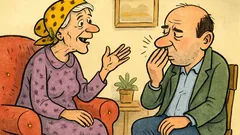 Виц: Тъщата разказва спомени на зетя