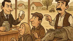 Виц: купих кон, а той умря…