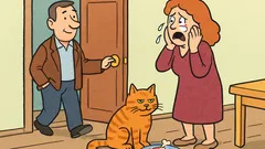 Виц: Мъжът се прибира вкъщи...