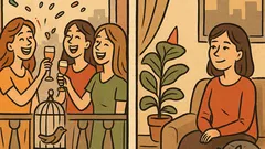 Виц: Ех, момичета — първо свободни, после самотни