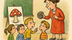 Виц: Деца, къде е гъбата?