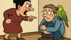 Виц: Майката беснее из стаята...