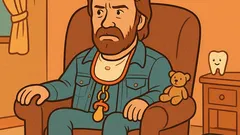 Виц: На Чък Норис му поникна зъб