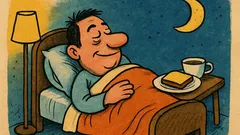 Виц: Лягам си, защото утре трябва...