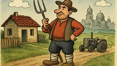 Виц: Може да съм селянин, ама...