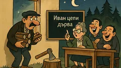 Виц: Бай Иван станал ученик