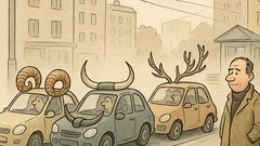 Виц: Гледам някои коли с рога...