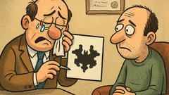 Виц: Психиатърът показва мастилено петно...