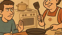 Виц: Какво има за ядене?