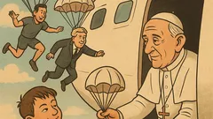 Виц: Самолет пада, парашутите не стигат