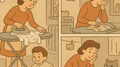 Виц: Първо дете — всичко переш, гладиш