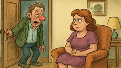 Виц: Мъж се прибира в неделя сутринта