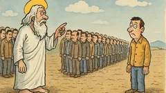 Виц: Господ събрал всички мъже