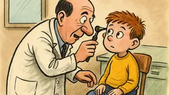 Виц: Докторът преглежда слуха на малко дете...