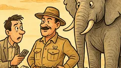 Виц: Журналист пита ловец в Африка...