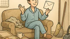 Виц: Вече два дни се каня...