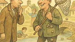 Виц: А теб кой камък те пази?