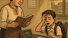 Виц: Майката изпитва Иванчо по литература