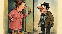 Виц: Звъни се на домофона...