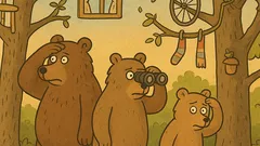 Виц: Мечка пита: хората по дърветата ли?