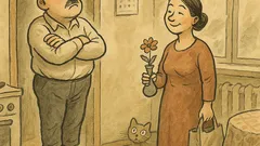 Виц: Ако мъжът е упорит...