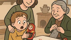 Виц: Мамо, ние като матрьошки ли?