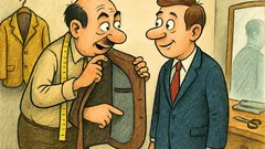 Виц: Шивач пита клиента: Женен ли сте?