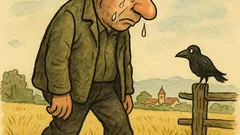 Виц: Върви един мъж през полето и плаче...