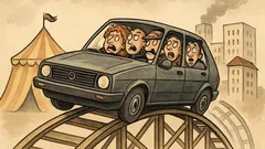 Виц: В Пернишкия цирк — влакче на ужасите