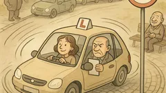 Виц: Пак ме скъсаха на шофьорския!