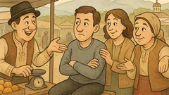 Виц: Ако ви огорчи скъп човек...