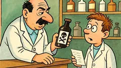 Виц: Фармацевтът към стажанта...