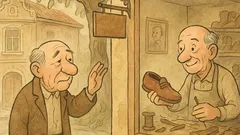 Виц: Баба праща дядо в родния град