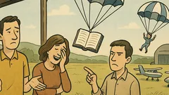 Виц: В клуба по парашутни скокове...