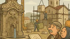 Виц: Внимание, фонтан от XVII век...