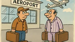 Виц: Идвам при теб в Америка...