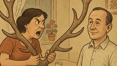 Виц: Съпрузите се карат, тя побеснява...