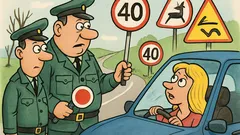 Виц: Катаджии спират блондинка на пътя