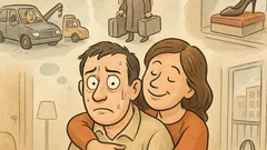 Виц: Жена ми ме прегръща без повод