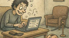 Виц: Много пишеш във Фейсбук…