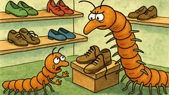 Виц: Малката стоножка се моли на майка си