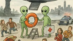 Виц: Защо извънземните нападат САЩ?