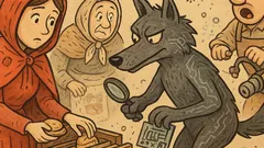 Виц: Червената шапчица под DOS среща Вълка