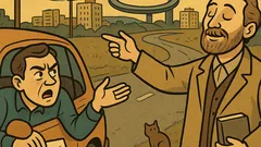 Виц: — Кой път да поема?