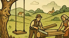 Виц: Кривото дърво си живее